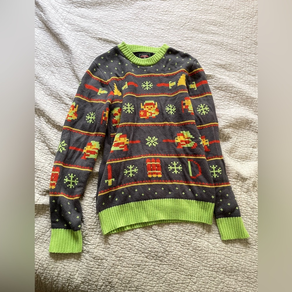 Legend of Zelda ugly Christmas sweater